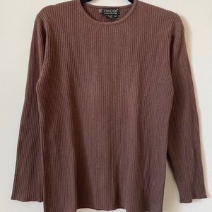 Episode Brown Wool/Cashmere Knit Sweater
